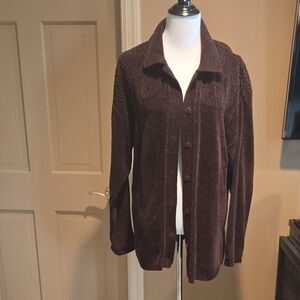 Jennifer Moore Chocolate Knit Sweater